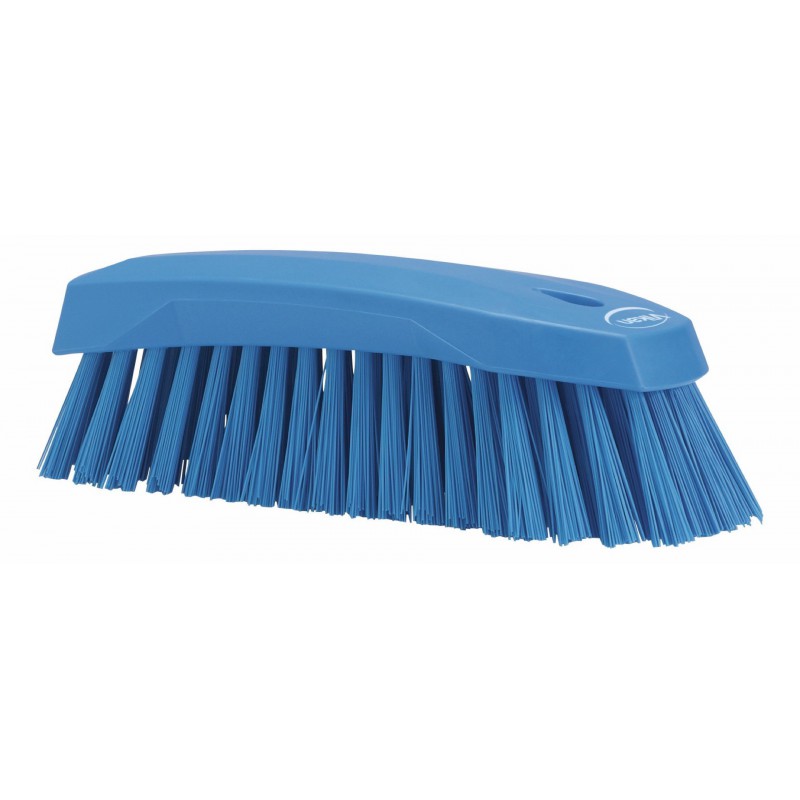 Brosse à main L Vikan 200 mm Dur Bleu 38903