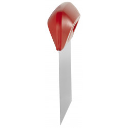 Coupe-Pâte/Racloir, lame en acier inoxydable, flexible, 146 mm, Rouge - ref:40574