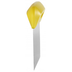 Coupe-Pâte/Racloir, lame en acier inoxydable, flexible, 146 mm, Jaune - ref:40576