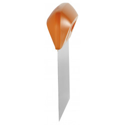 Coupe-Pâte/Racloir, lame en acier inoxydable, flexible, 146 mm, Orange - ref:40577